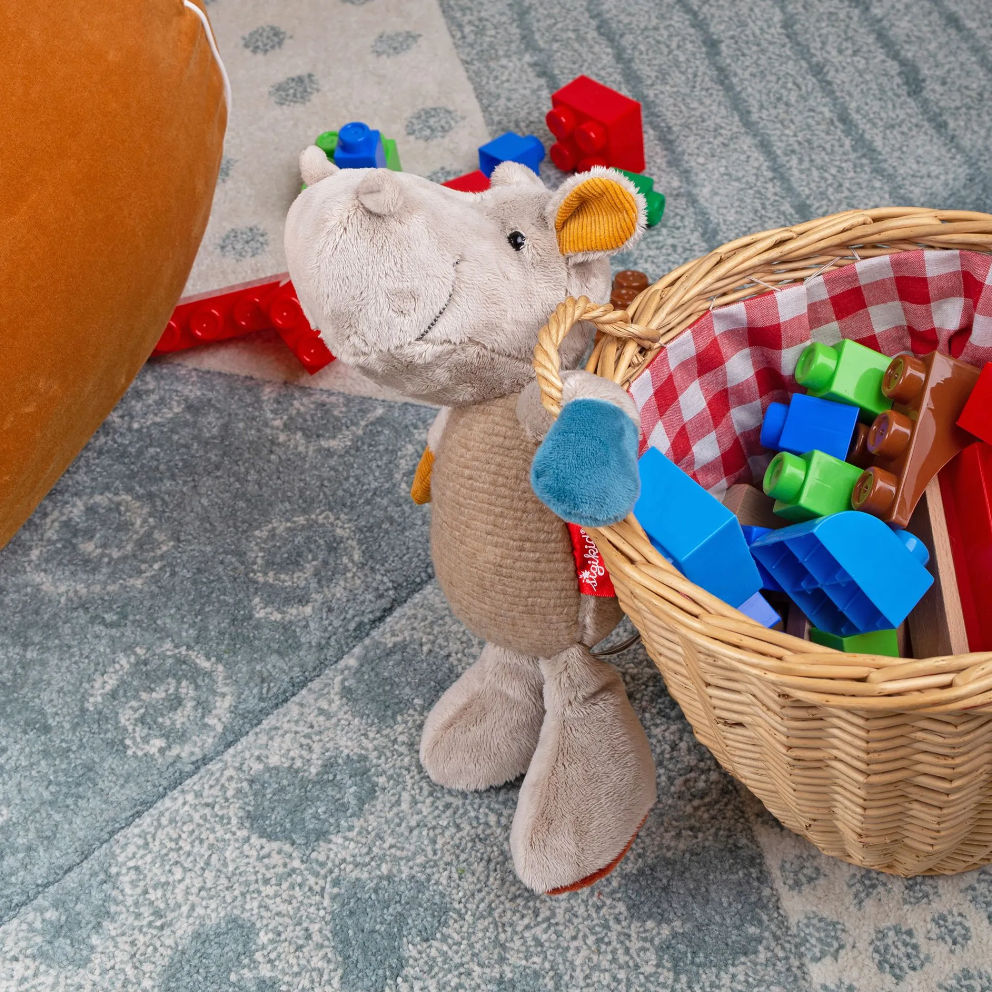 Sigikid Patchwork Sweety|Kuscheltier Flusspferd, Patchwork Sweety