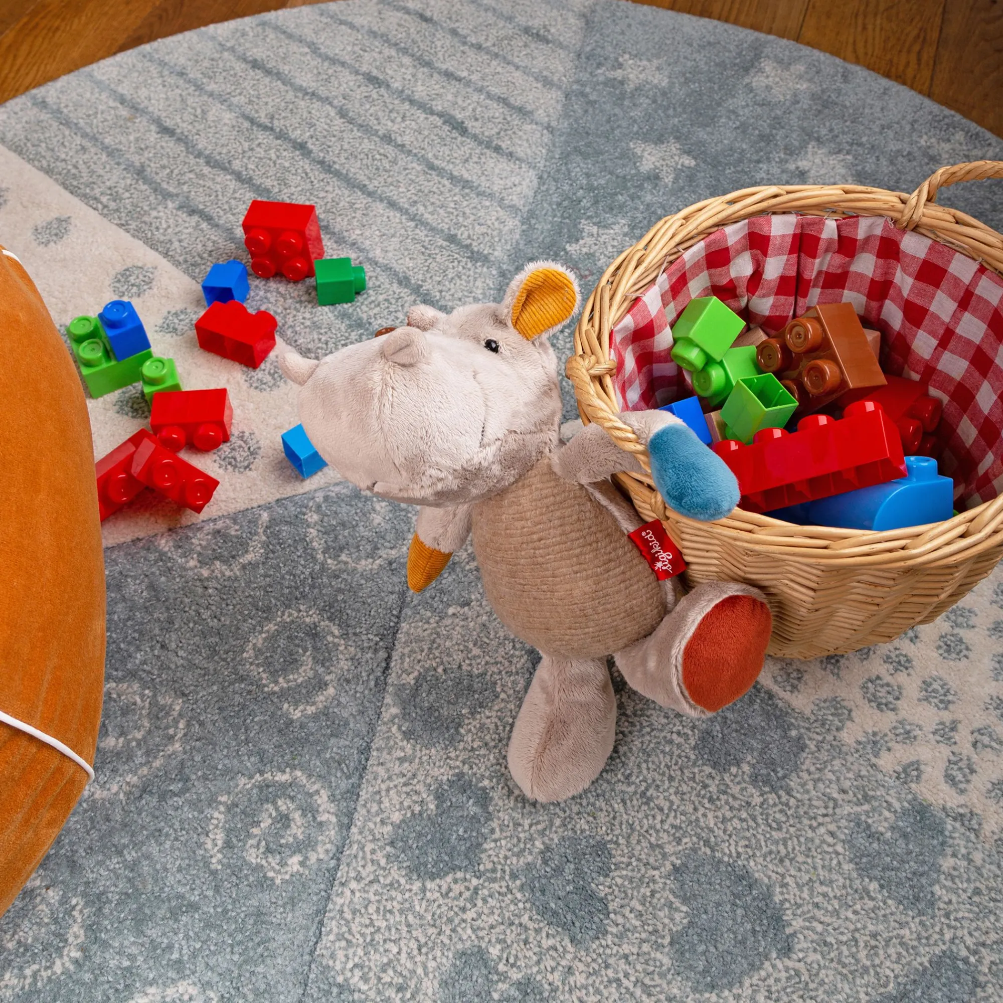 Sigikid Patchwork Sweety|Kuscheltier Flusspferd, Patchwork Sweety