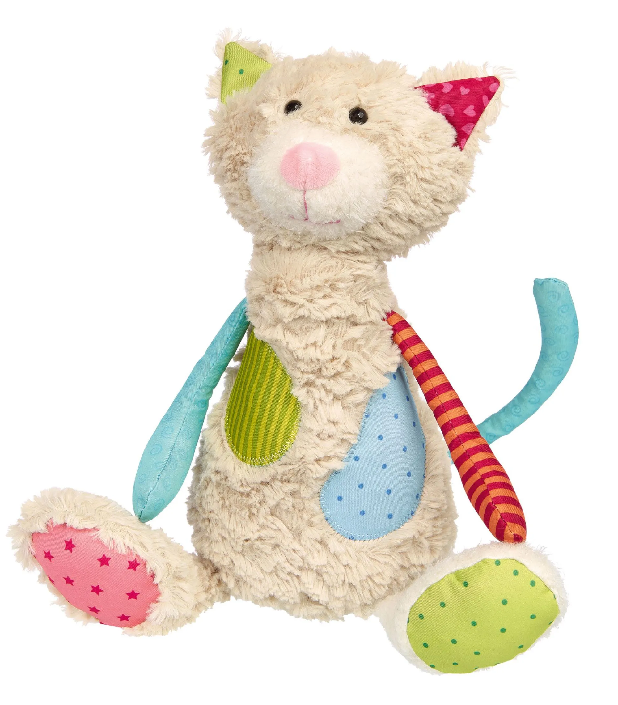 Sigikid Die Patchwork Sweetys|Kuscheltier Katze, Patchwork Sweety