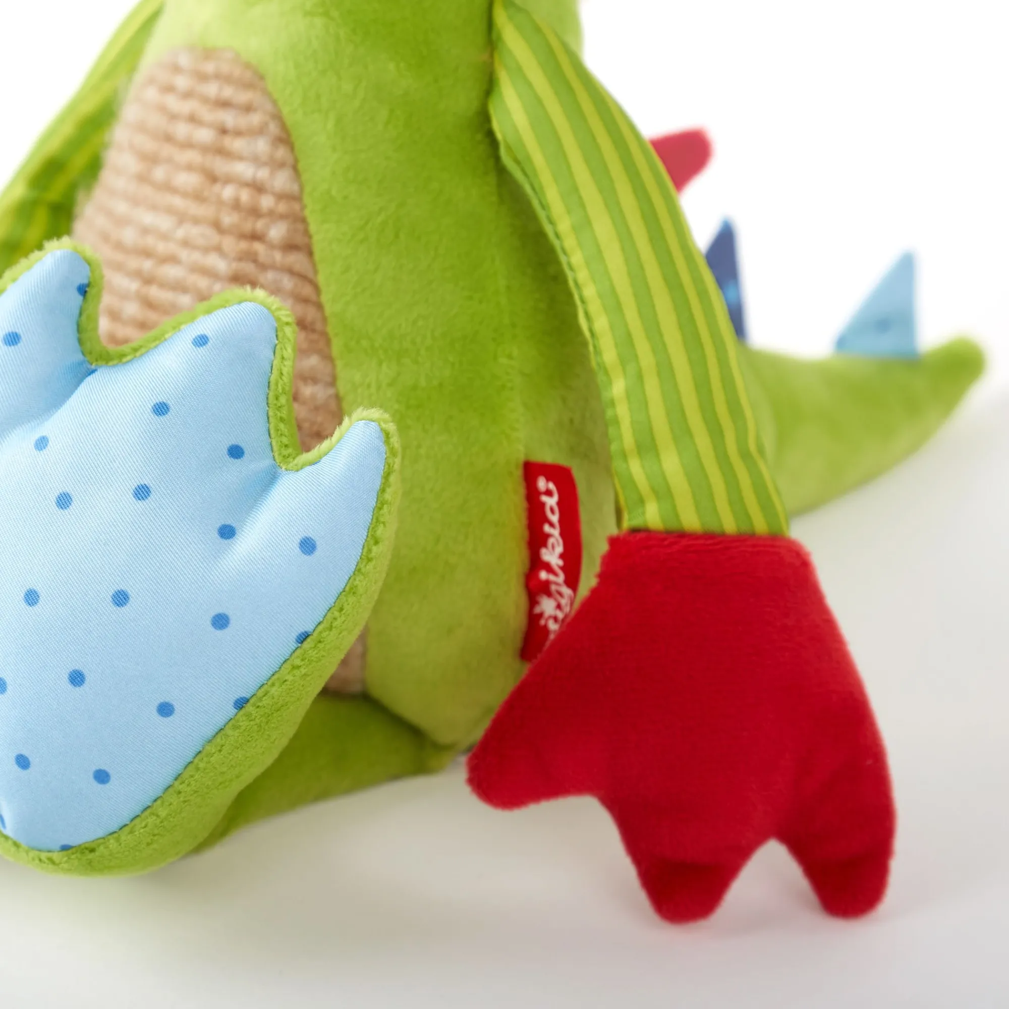 Sigikid Patchwork Sweety|Kuscheltier Krokodil, Patchwork Sweety