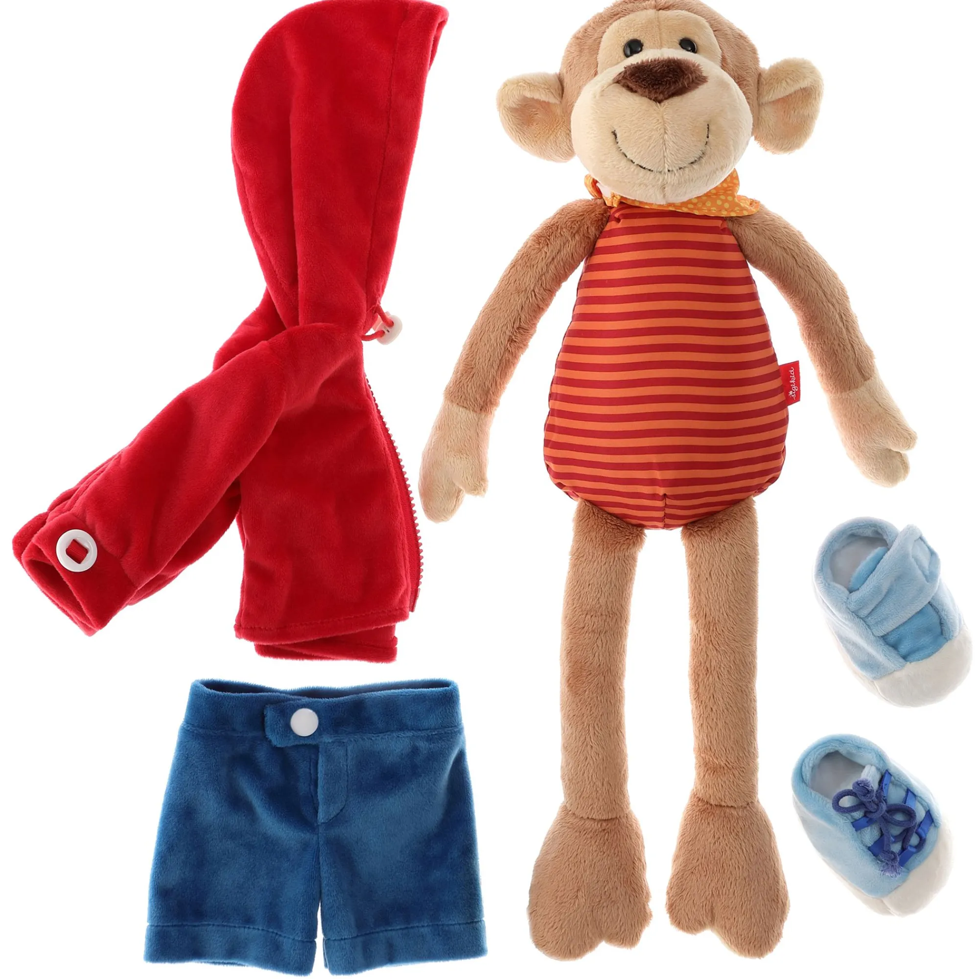 Sigikid Lernspielzeug|Kuscheltier Lern-Affe