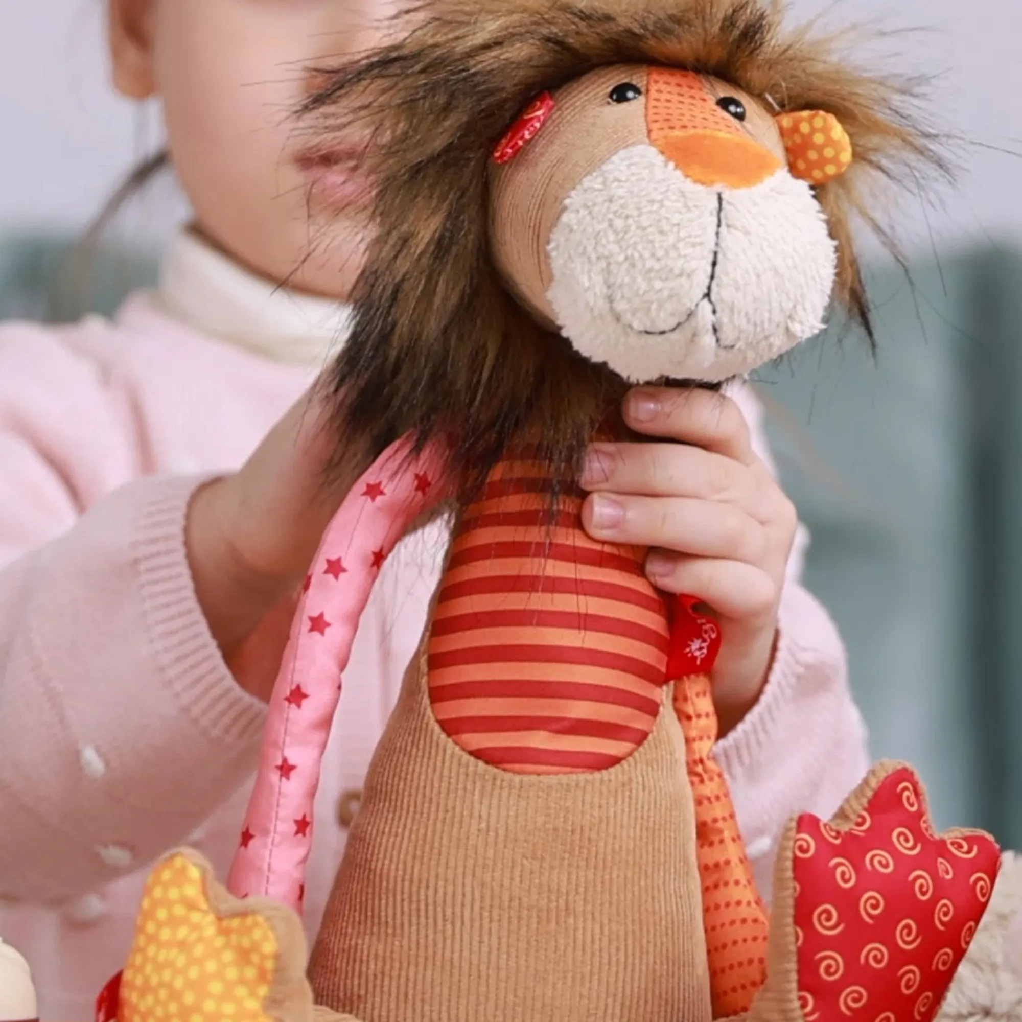 Sigikid Patchwork Sweety|Kuscheltier Lowe, Patchwork Sweety