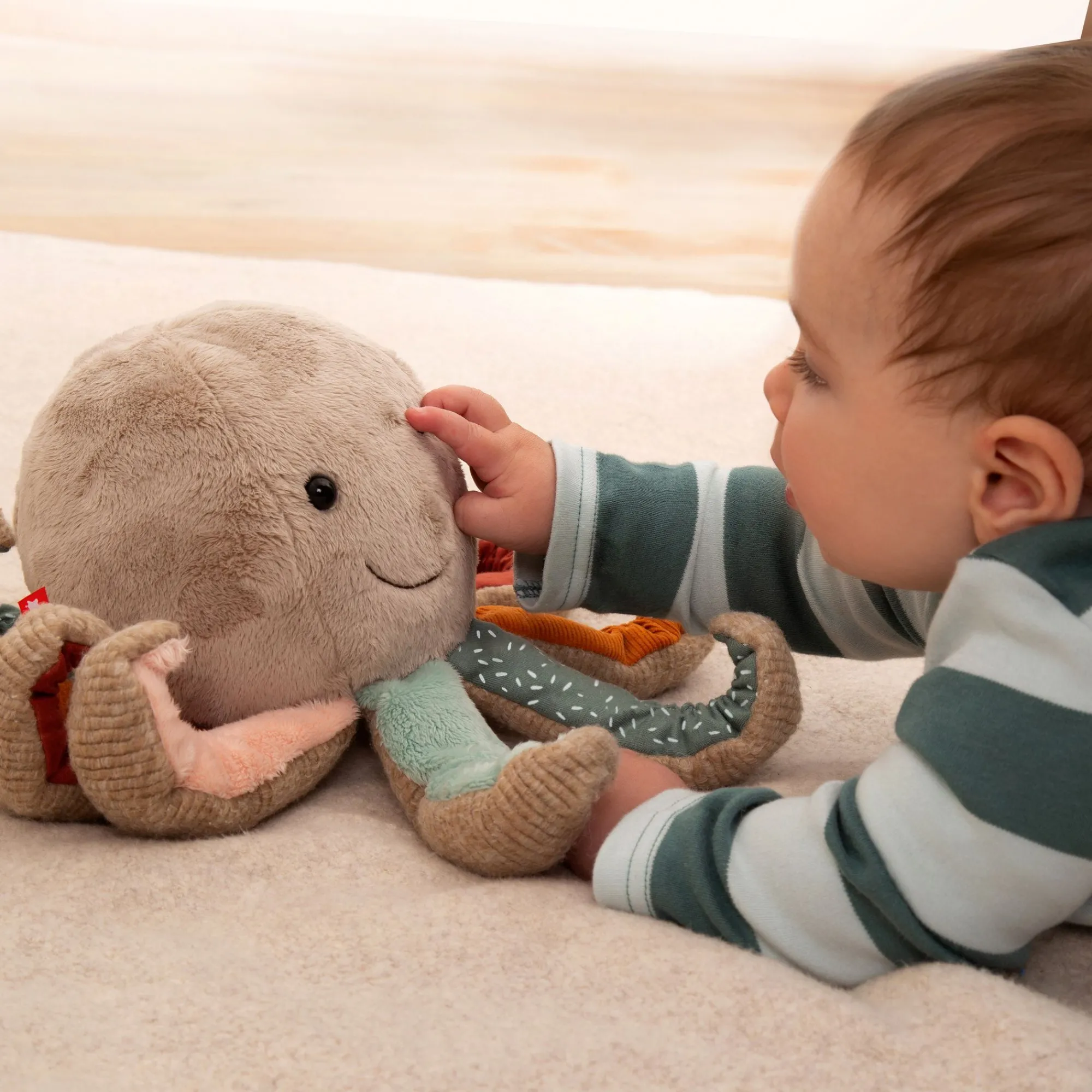 Sigikid Patchwork Sweety|Kuscheltier Octopus, Patchwork Sweety