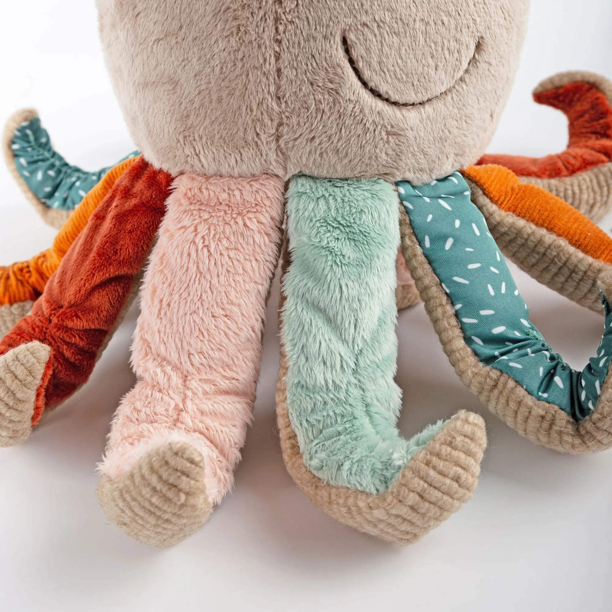 Sigikid Patchwork Sweety|Kuscheltier Octopus, Patchwork Sweety