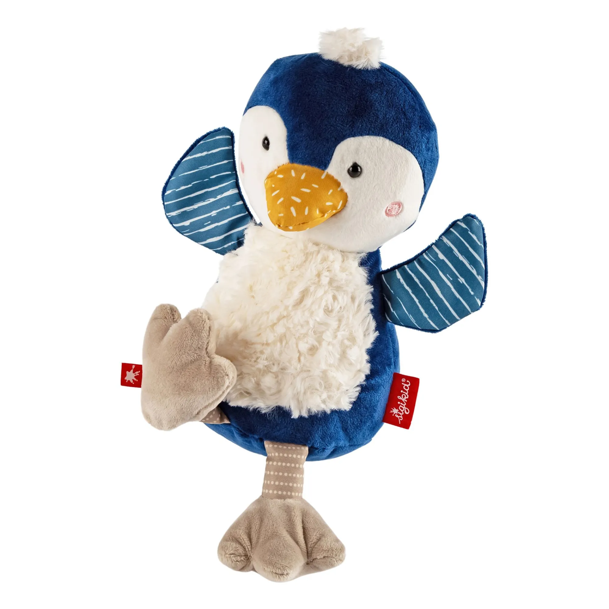 Sigikid Patchwork Sweety|Kuscheltier Pinguin, Patchwork Sweety