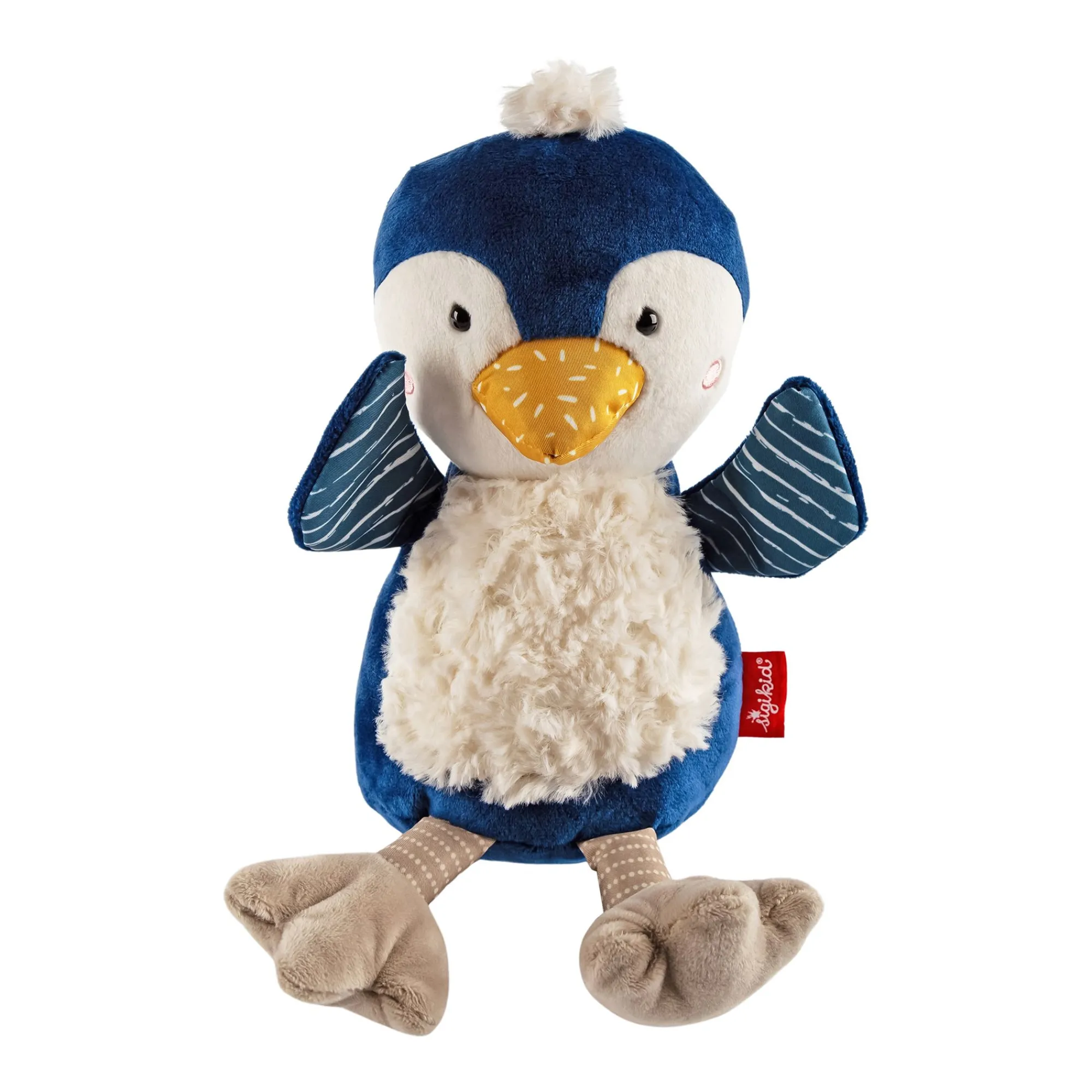 Sigikid Patchwork Sweety|Kuscheltier Pinguin, Patchwork Sweety