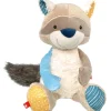 Sigikid Patchwork Sweety|Kuscheltier Waschbar Patchwork Sweety