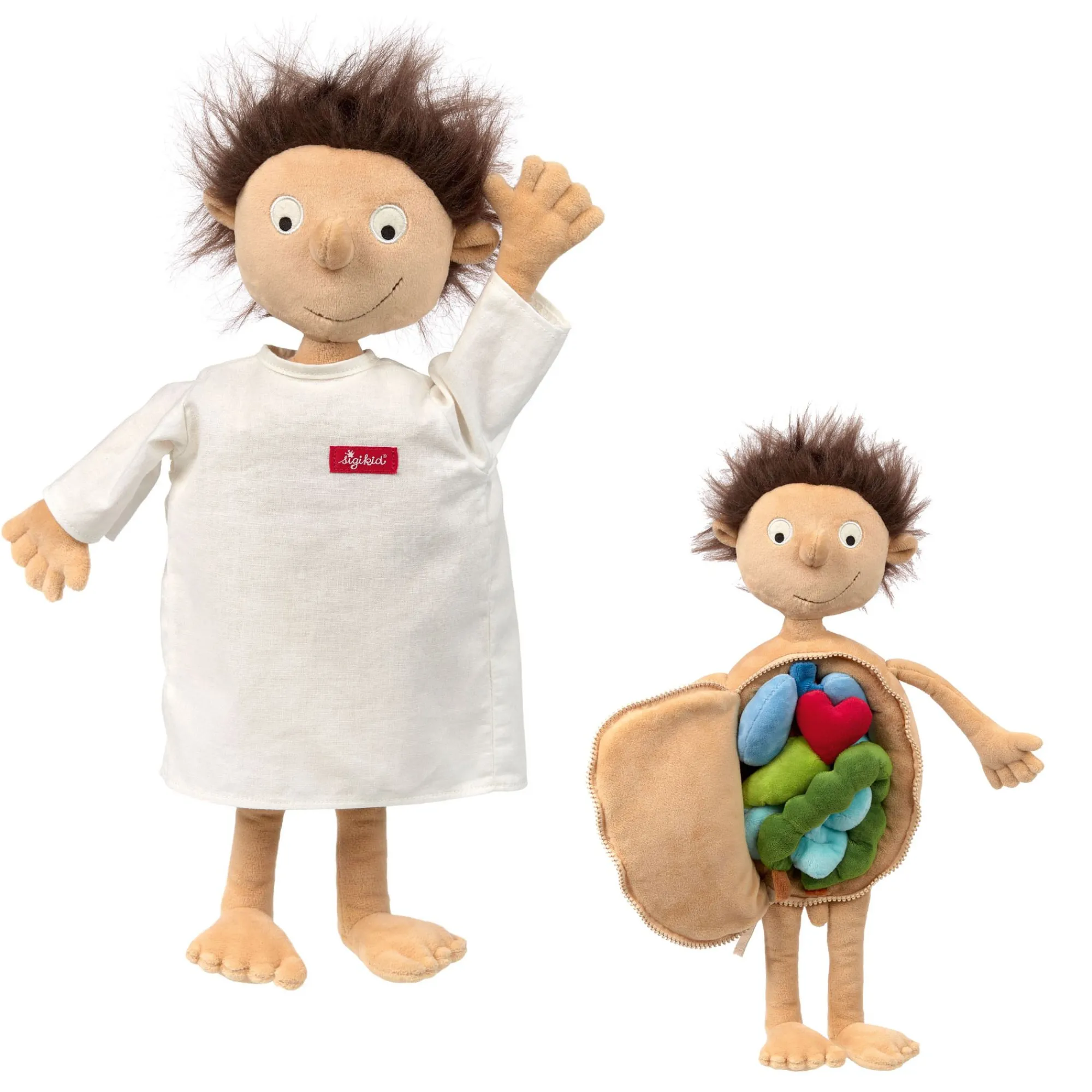 Sigikid Puppen & Handpuppen|Lern-Puppe Erwin Der Kleine Patient