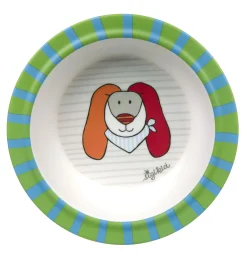 Sigikid Kindergeschirr|Melamin Schussel Hase, Ringel Dingel