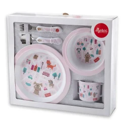 Sigikid Kindergeschirr|Melamin Set, Pink
