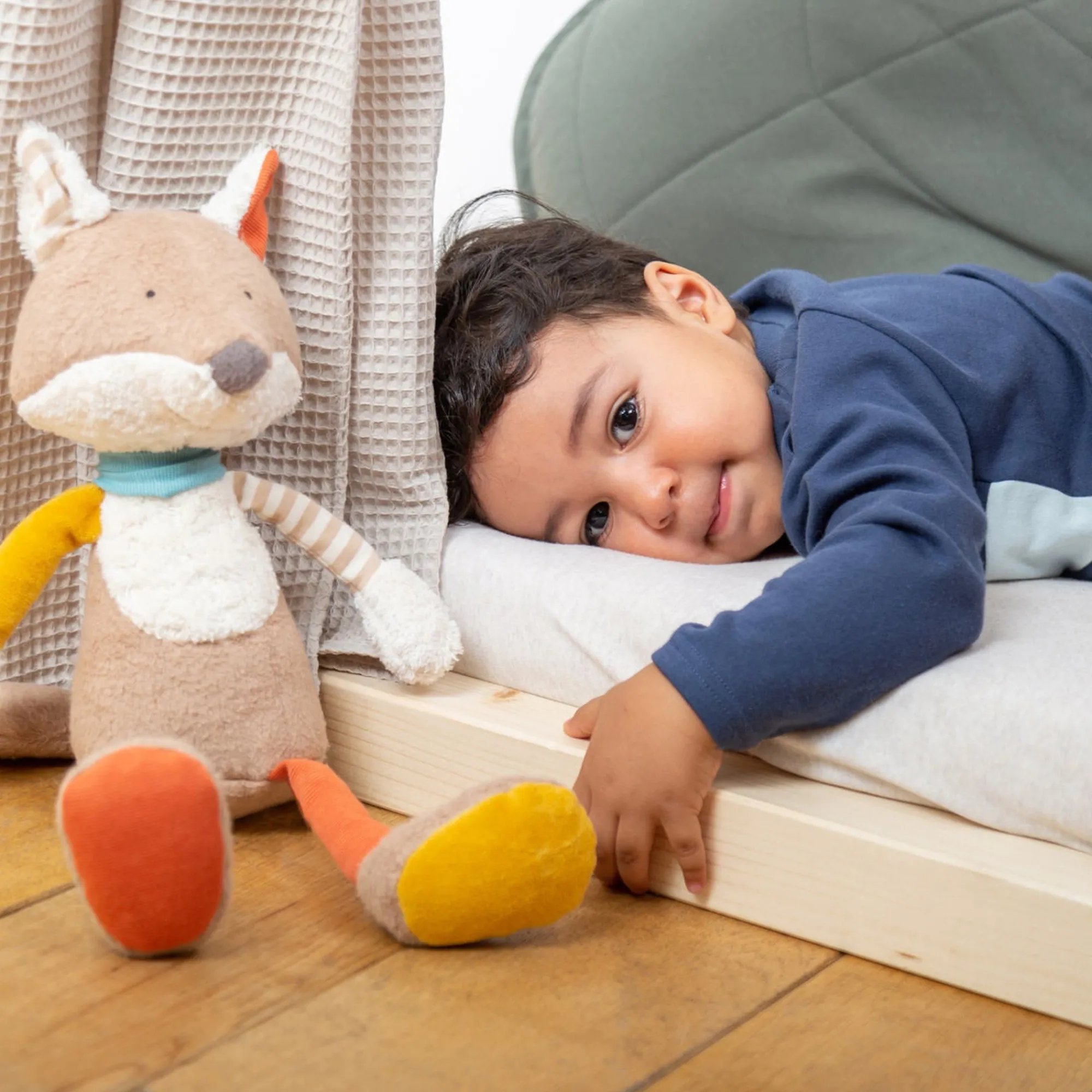 Sigikid Patchwork Sweety|Patchwork Kuscheltier Fuchs, Green Collection