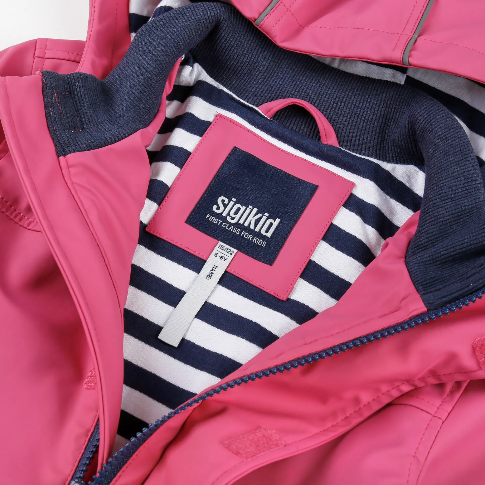 Sigikid Regenkleidung|Pinkfarbene Regenjacke, Mit Baumwolle Gefuttert