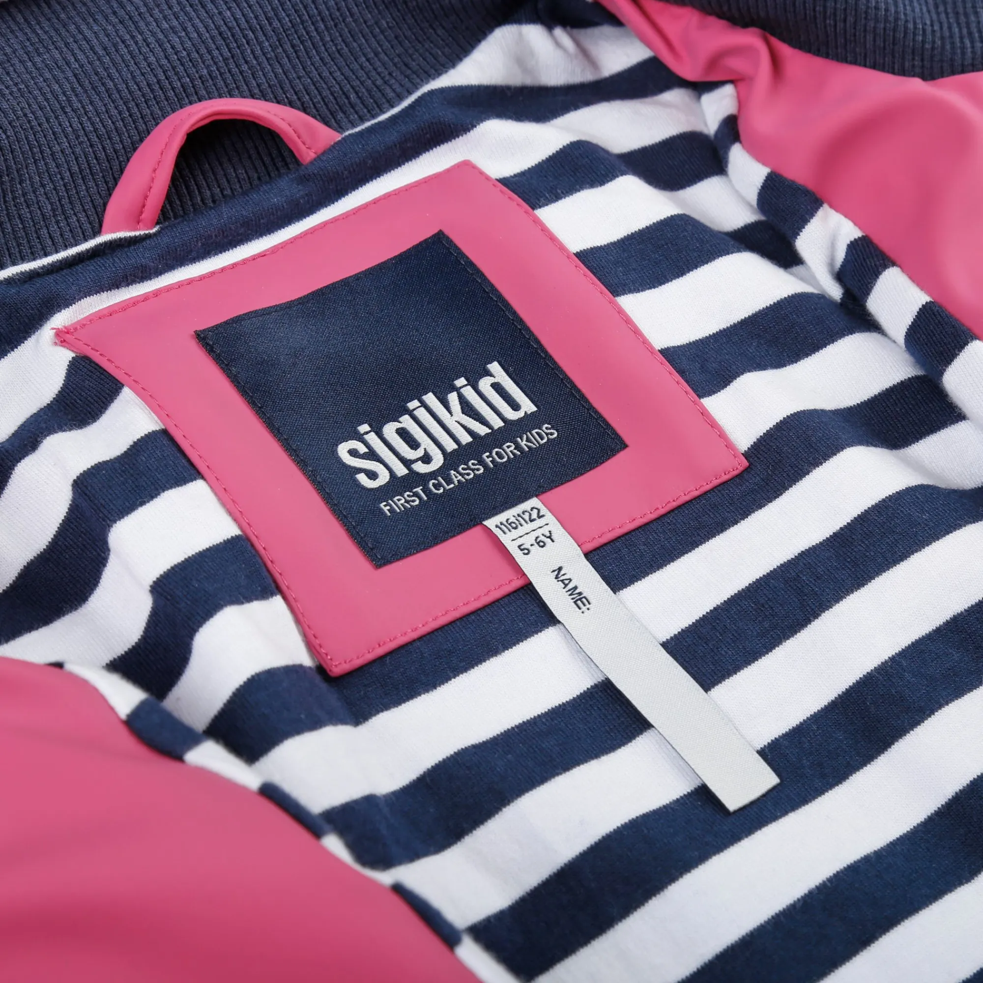 Sigikid Regenkleidung|Pinkfarbene Regenjacke, Mit Baumwolle Gefuttert