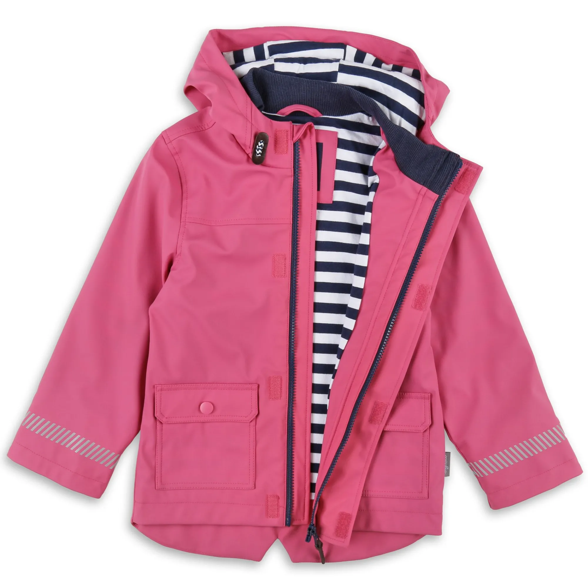 Sigikid Regenkleidung|Pinkfarbene Regenjacke, Mit Baumwolle Gefuttert