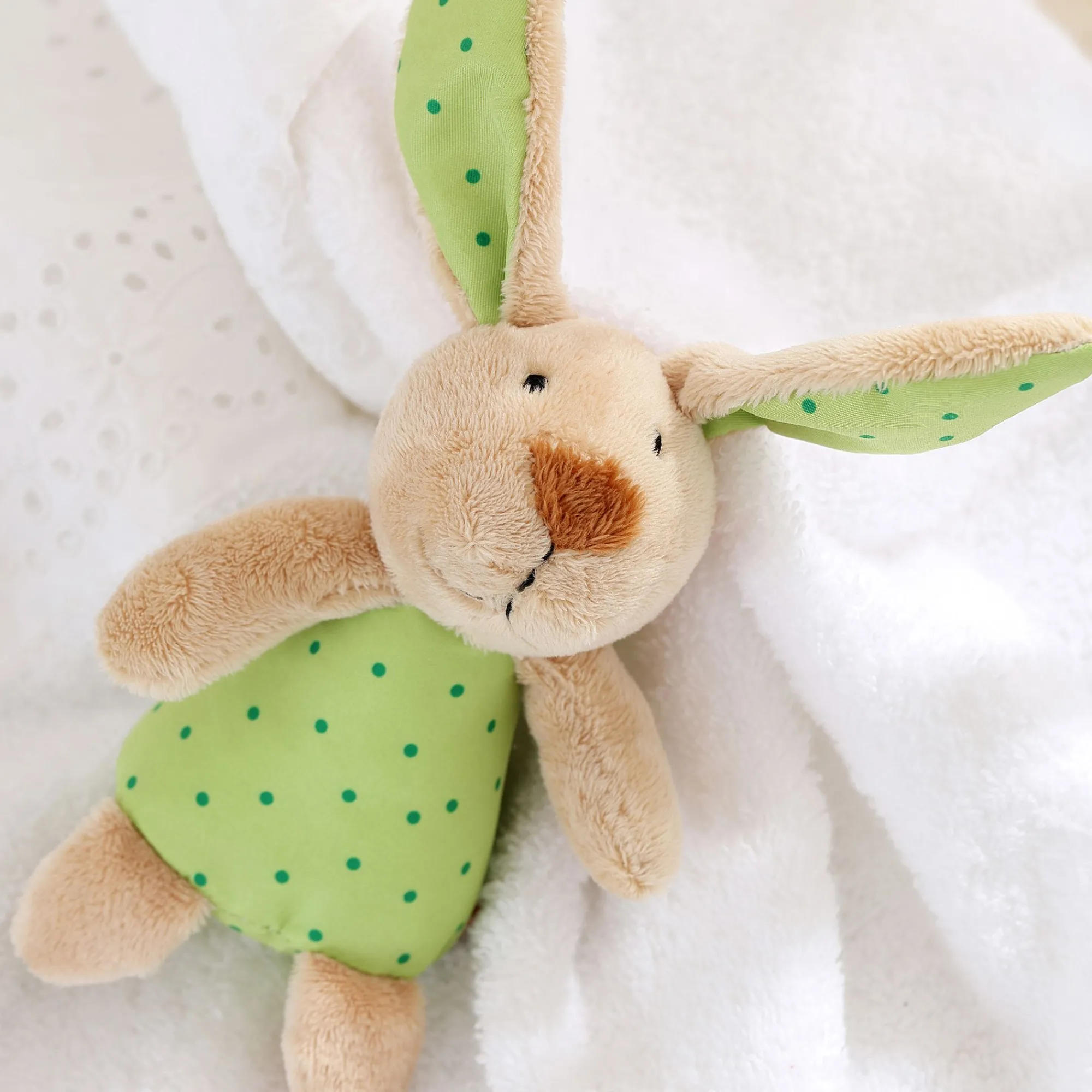 Sigikid Babyspielzeug|Rassel Hase, Red Stars