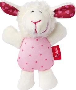 Sigikid Babyspielzeug|Rassel Schaf, Red Stars