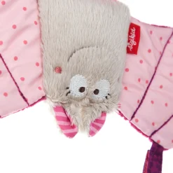 Sigikid Babyspielzeug|Rosa Spielanhanger Fledermaus
