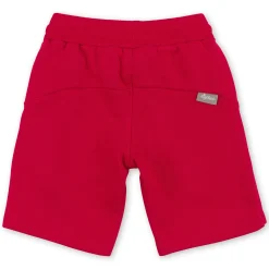 Sigikid Aktion Hosen|Rote Jungen Sweatbermuda Under Construction