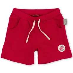 Sigikid Aktion Hosen|Rote Madchen Shorts Mit Herzchen Patch