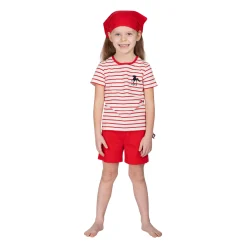 Sigikid Aktion Hosen|Rote Madchen Shorts Mit Herzchen Patch