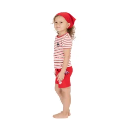 Sigikid Aktion Hosen|Rote Madchen Shorts Mit Herzchen Patch