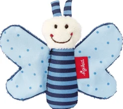 Sigikid Babyspielzeug|Schmetterling Blau, Red Stars