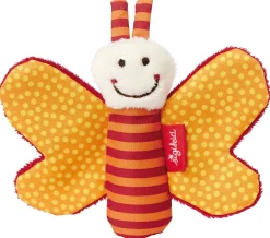 Sigikid Babyspielzeug|Schmetterling Orange, Red Stars