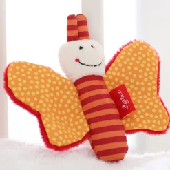 Sigikid Babyspielzeug|Schmetterling Orange, Red Stars