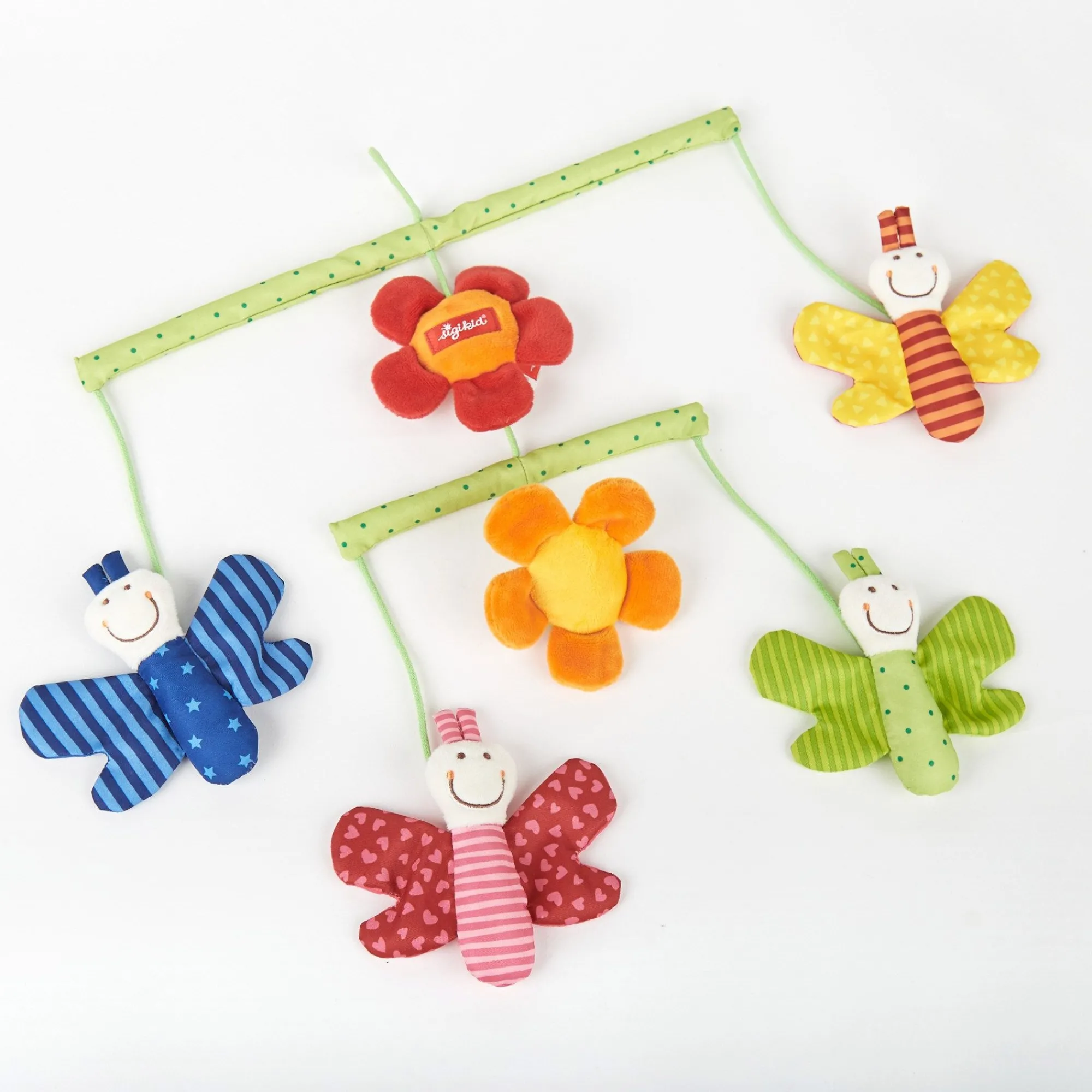 Sigikid Babyspielzeug|Soft Mobile Schmetterlinge