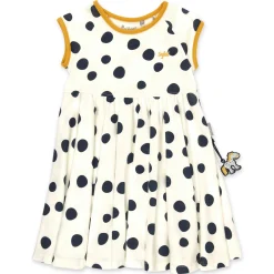 Sigikid Kollektion Tupfen Pony|Sommer Kinderkleid Mit Dunkelblauen Punkten