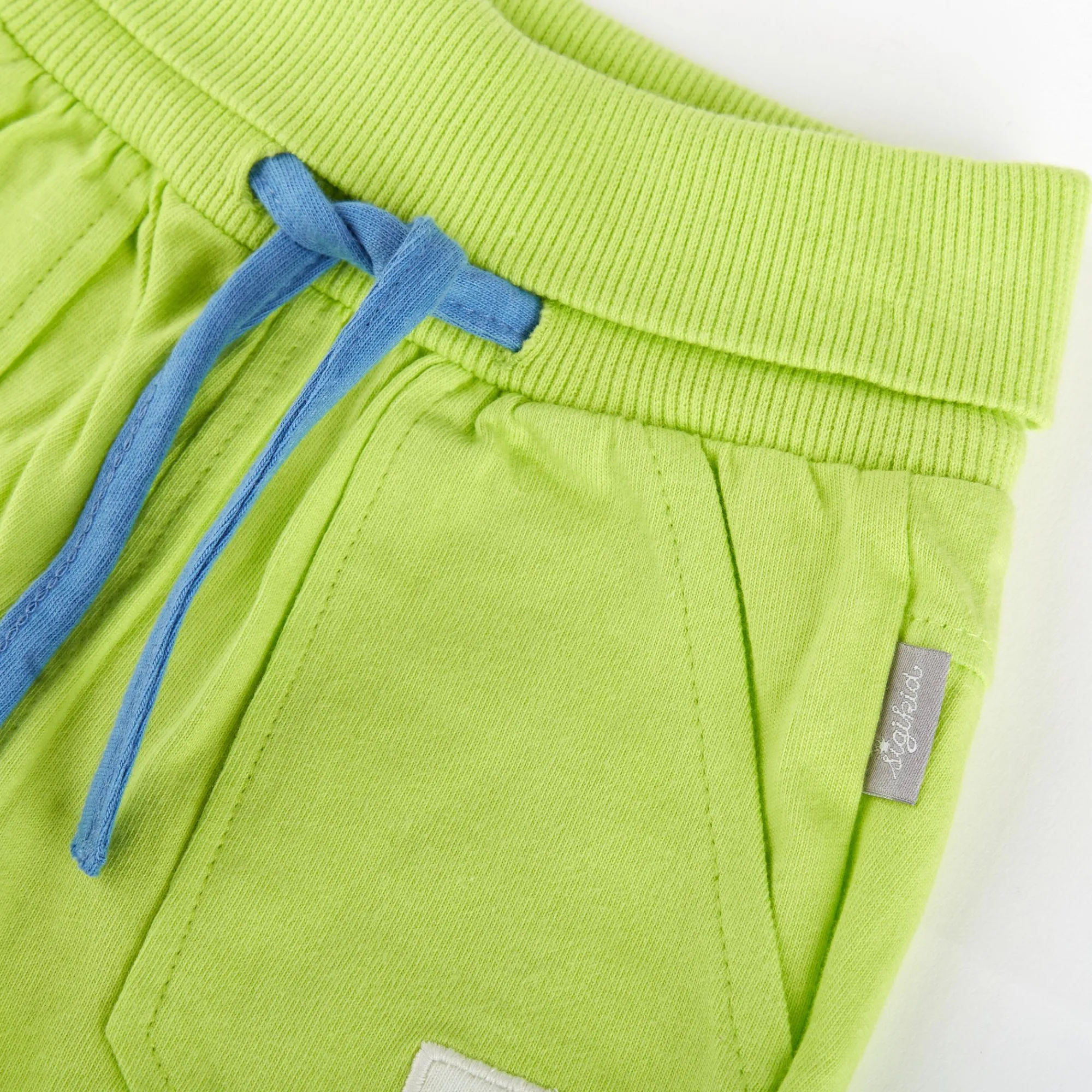 Sigikid Aktion Hosen|Sommergrune Baby Bermuda