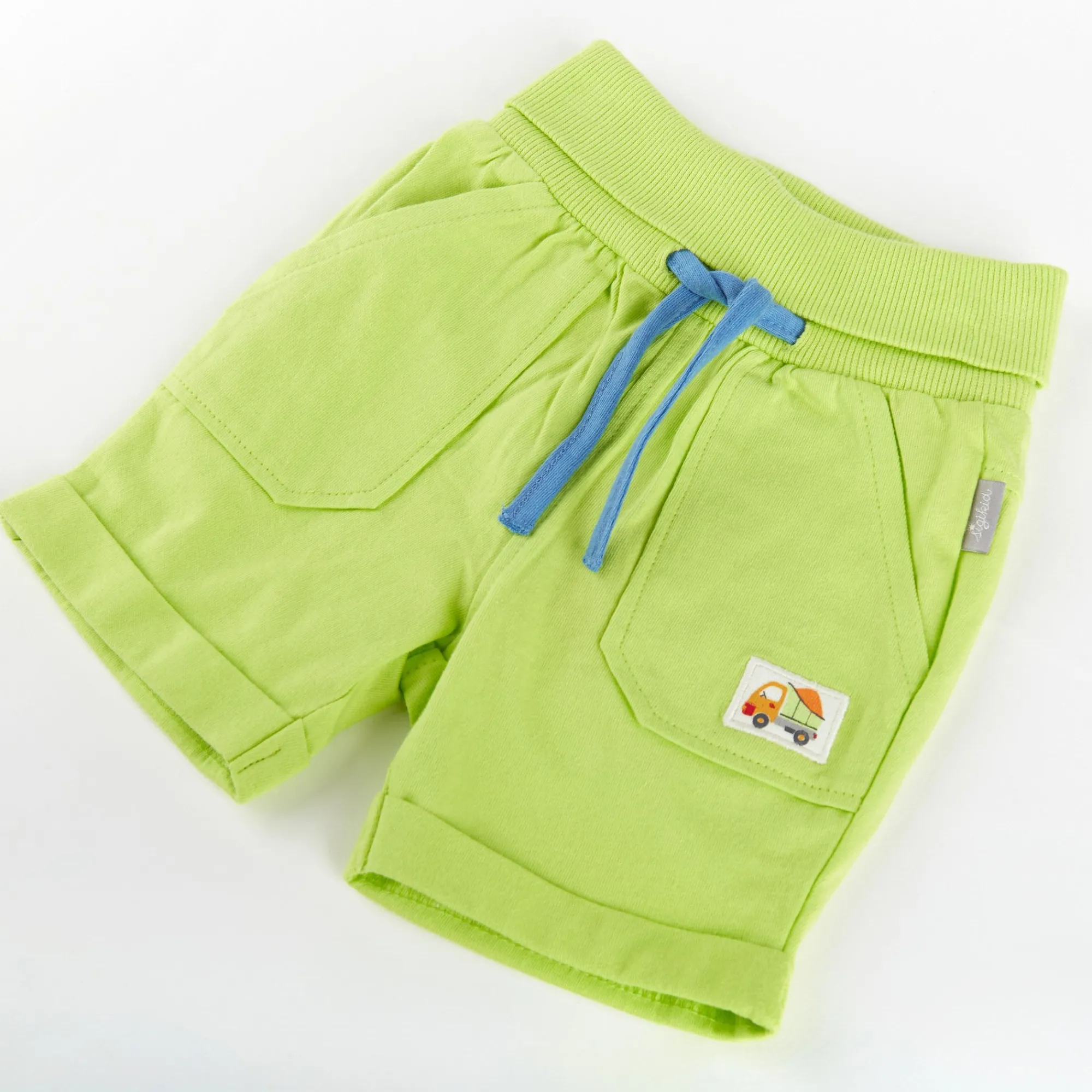 Sigikid Aktion Hosen|Sommergrune Baby Bermuda