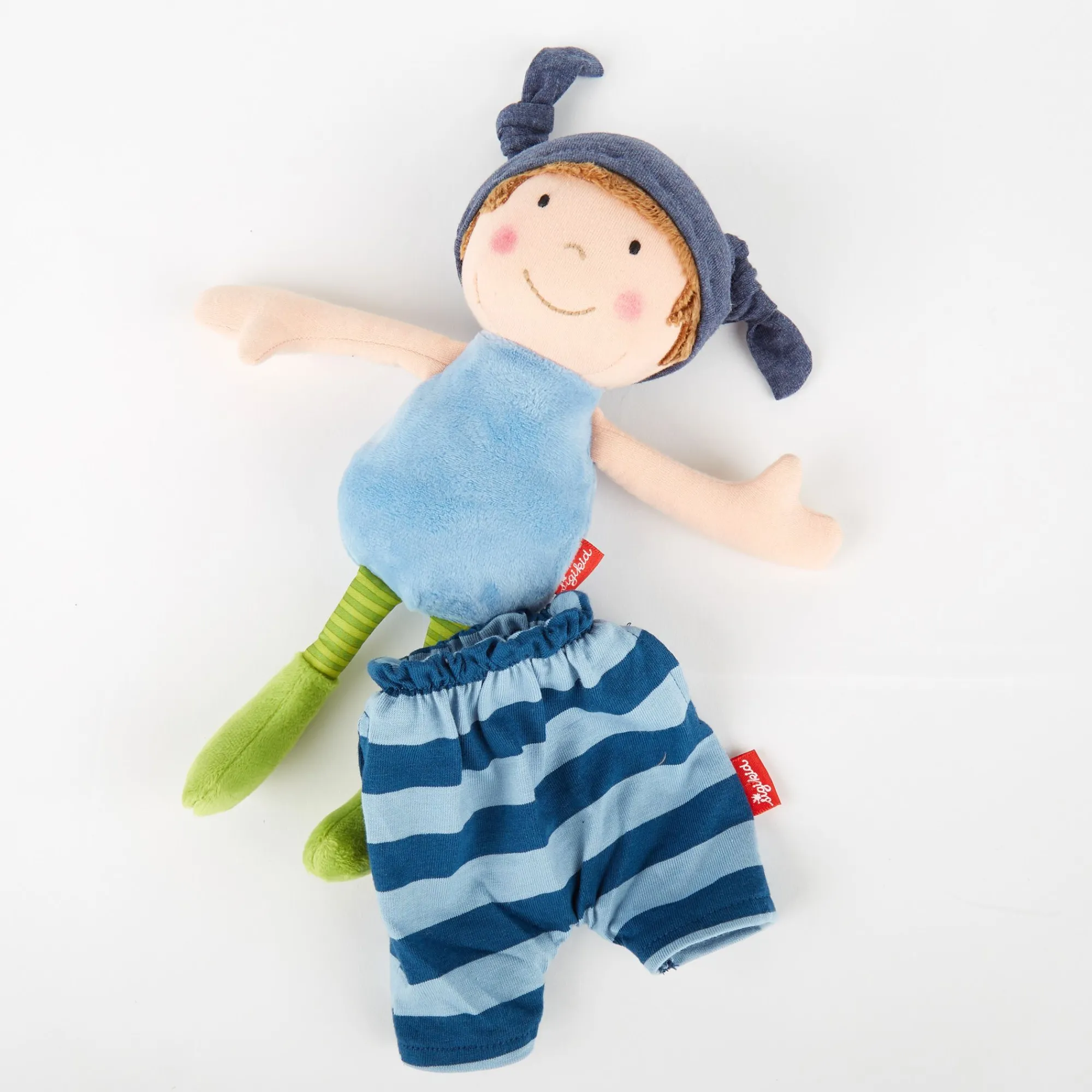 Sigikid Puppen & Handpuppen|Stoffpuppe Brenda Bilipup, Blau