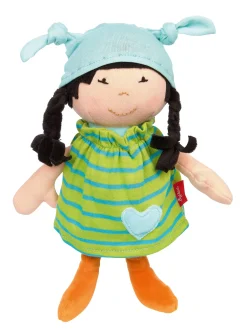 Sigikid Puppen & Handpuppen|Stoffpuppe Brenda Bilipup, Grun Gestreift