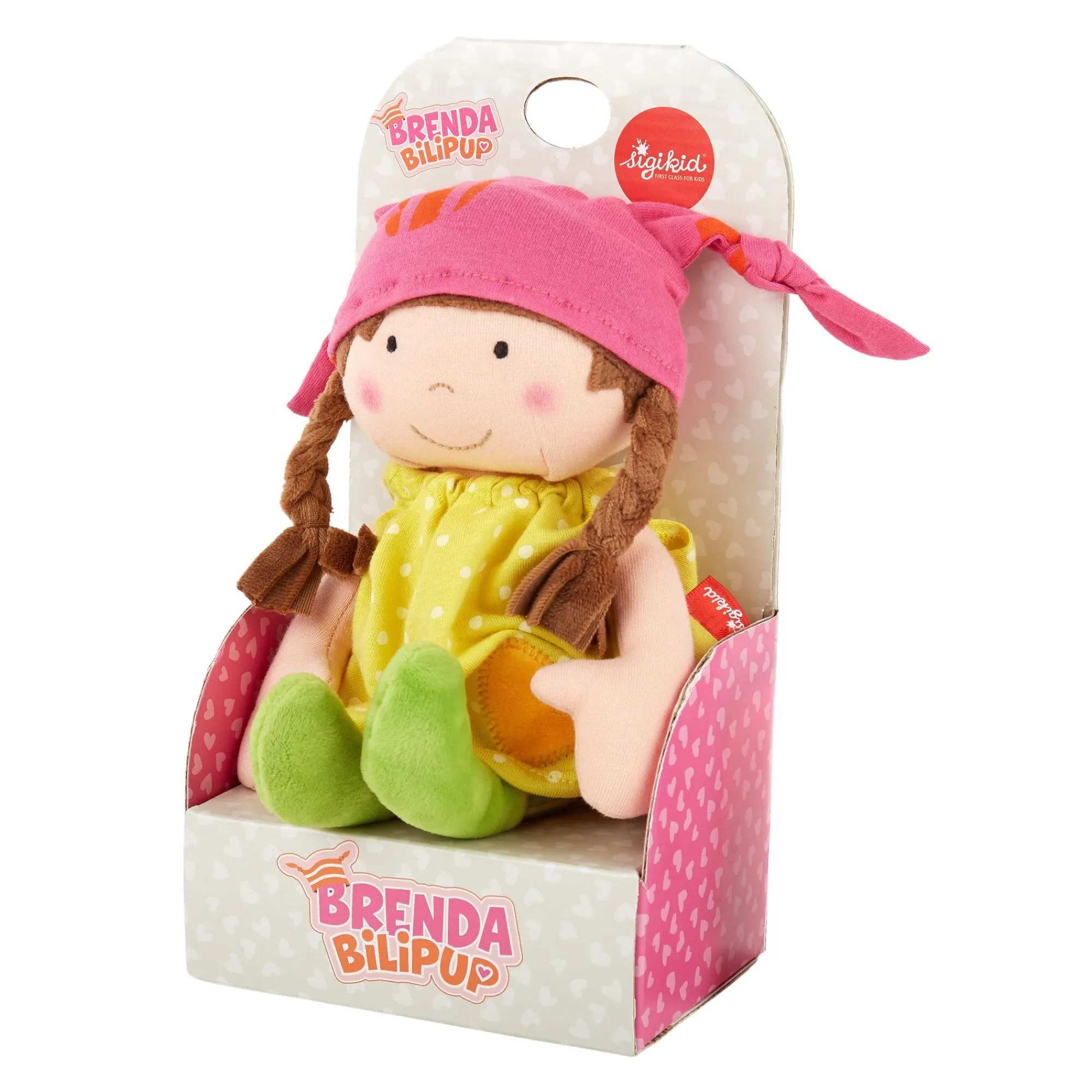 Sigikid Puppen & Handpuppen|Stoffpuppe Brenda Bilipup, Gelb