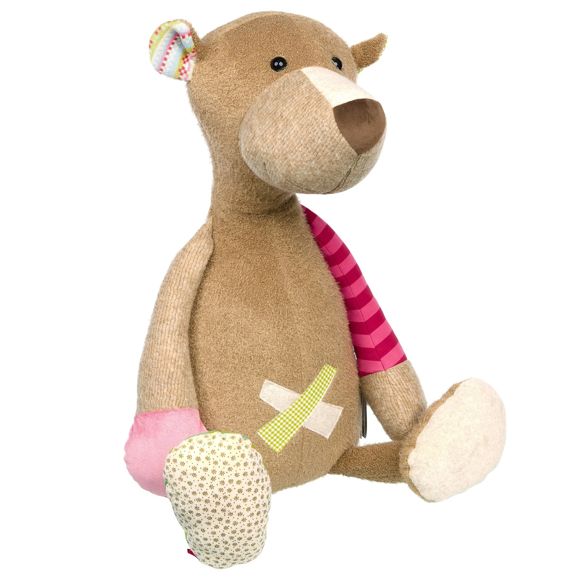 Sigikid Patchwork Sweety|Xxl Kuscheltier Bar Im Patchworkstil
